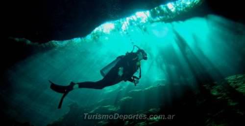 Buceo laguna de la niña encantada mendoza