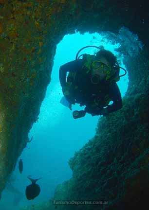 Buceo laguna de la niña encantada mendoza