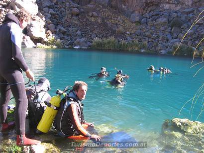 Buceo laguna de la niña encantada mendoza