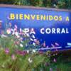 Cartel de bienvenida a Alpa Corral Córdoba