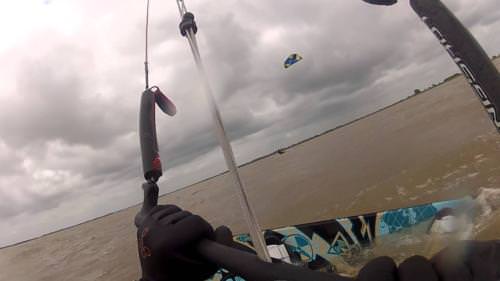 Kitesurf en el Rio De La Plata